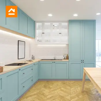 cocina-con-muebles-de-melamina-azul-cielo