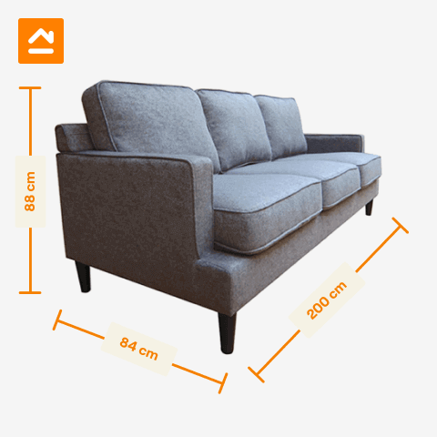Medidas de sofá: 3 cuerpos, 2 cuerpos y más | Promart.pe