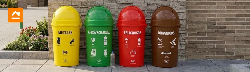 Colores de tachos de basura