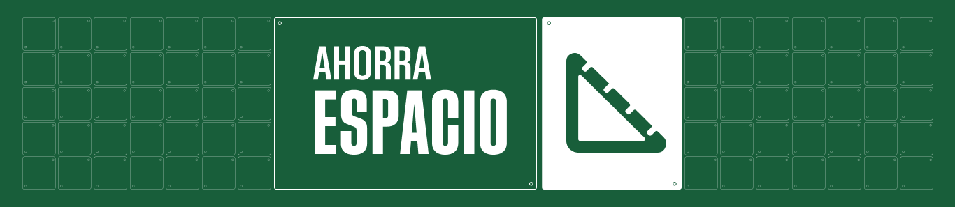 Ahorra espacio