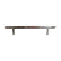 Tirador Cuadrado Liviano 128mm Acero Inoxidable Plata Werken