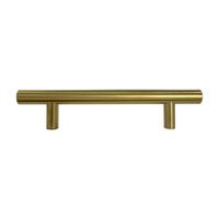 Tirador Recto Liviano 96mm Acero Inoxidable Dorado Werken