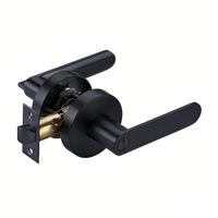 Manija de Baño Circular Werken Plus Negro Mate