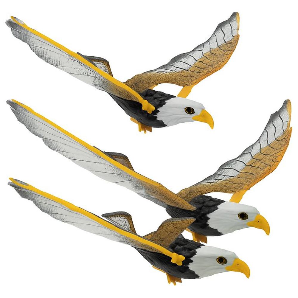 PACK X3 ESPANTAPÁJAROS AHUYENTADOR COLGANTE DE AVES A PILAS