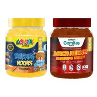 PACK 2 GOMITAS BUENAS NOCHES NIÑOS 130UND + GOMITAS MACA NEGRA 100UND
