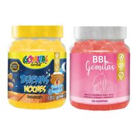 PACK 2 GOMITAS BUENAS NOCHES NIÑOS 130UND + GOMITAS AGUAJE BBL 130UND