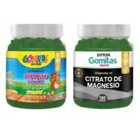 PACK 2 GOMITAS PROPÓLEO NIÑOS + GOMITAS CITRATO DE MAGNESIO 130UND