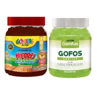 PACK 2 GOMITAS HIERRO NIÑOS + GOFOS PARA ADULTOS 260 UND