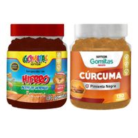 PACK 2 GOMITAS HIERRO NIÑOS + GOMITAS CÚRCUMA 260 UND