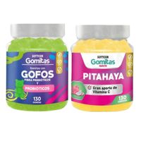 PACK 2 GOMITAS GOFOS PARA NIÑOS + PITAHAYA ADULTOS 130 UND