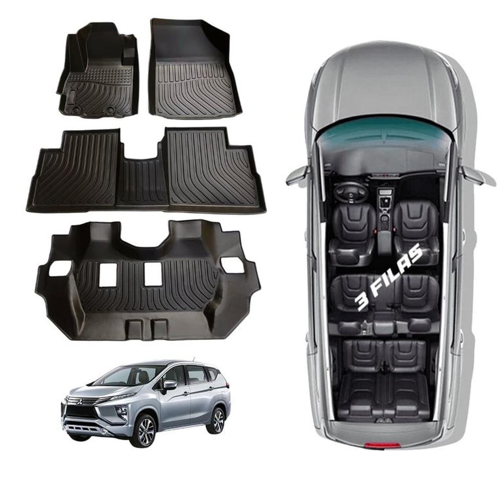 PROTECTOR CUBRE PISO 5D MITSUBISHI XPANDER 2018-2023 3FILAS
