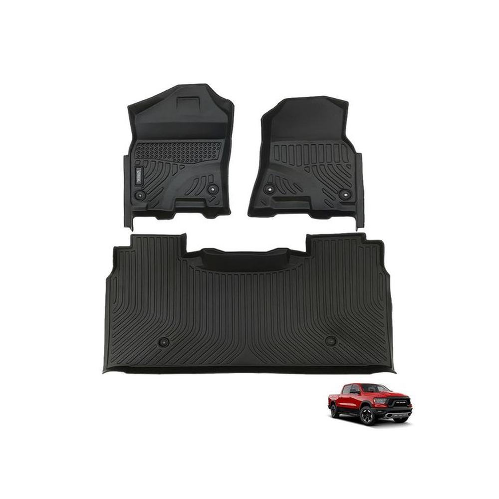 PROTECTOR CUBRE PISO 5D TPE DODGE RAM 1500 AÑO 2019-2021