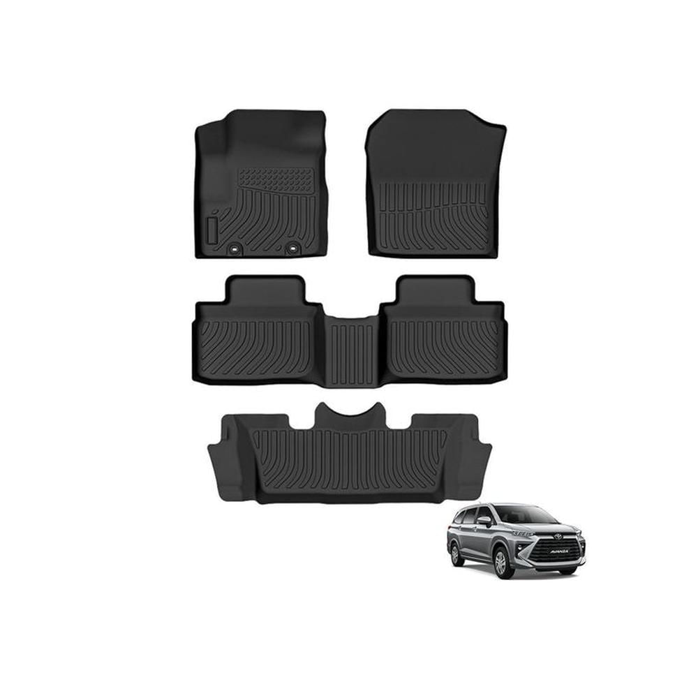 PROTECTOR CUBRE PISO 5D TPE TOYOTA AVANZA 3 FILAS 2022-2024