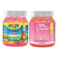 PACK 2 GOMITAS CALCIO NIÑOS + GOMITAS AGUAJE BBL 130UND