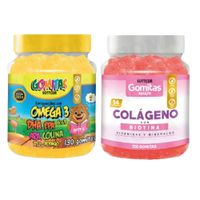 PACK 2 GOMITAS VITAMINAS PARA NIÑOS + COLAGENO ADULTOS 130 UND