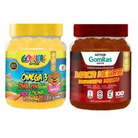 PACK 2 GOMITAS VITAMINAS PARA NIÑOS + GOMITAS MACA NEGRA 100 UND