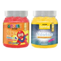PACK 2 GOMITAS ZINC OROTATE NIÑOS 130UND + GOMITAS VALERIANA 130UND