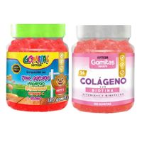 PACK 2 GOMITAS ZINC QUELADO NIÑOS + COLAGENO ADULTOS 130 UND
