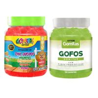 PACK 2 GOMITAS ZINC QUELADO NIÑOS + GOFOS PARA ADULTOS 260 UND
