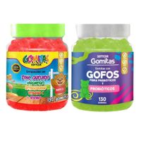 PACK 2 GOMITAS ZINC QUELADO NIÑOS + GOFOS PARA NIÑOS 260 UND