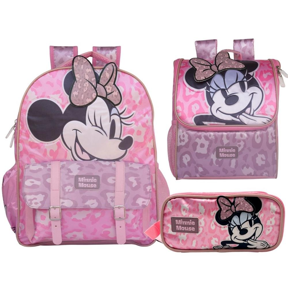 Pack Escolar Mochila Minnie Mouse Rosado Oficio Pack Escolar Mochila Minnie Mouse Rosado Oficio