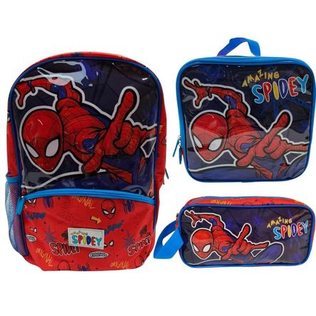 Pack Escolar Mochila Spiderman Eco Oficio Pack Escolar Mochila Spiderman Eco Oficio