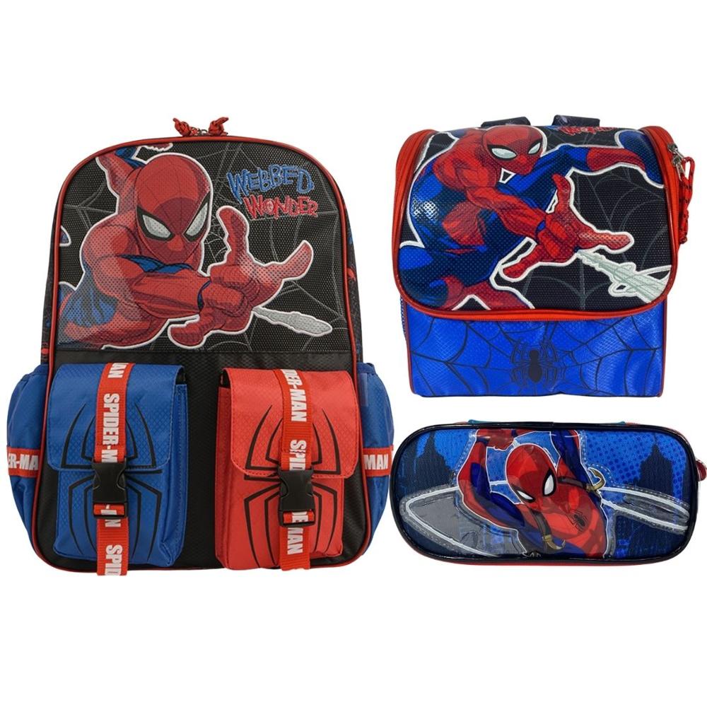 Pack Escolar Mochila Spiderman Araña Oficio Pack Escolar Mochila Spiderman Araña Oficio