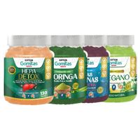 PACK 4 GOMITAS HEPA DETOX + MORINGA + ALGAS MARINAS + ORÉGANO SOTTCOR