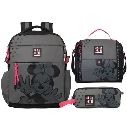 Pack Escolar Mochila Minnie Mouse Oficio