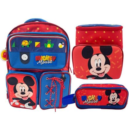Pack Escolar Mochila Mickey Mouse Oficio