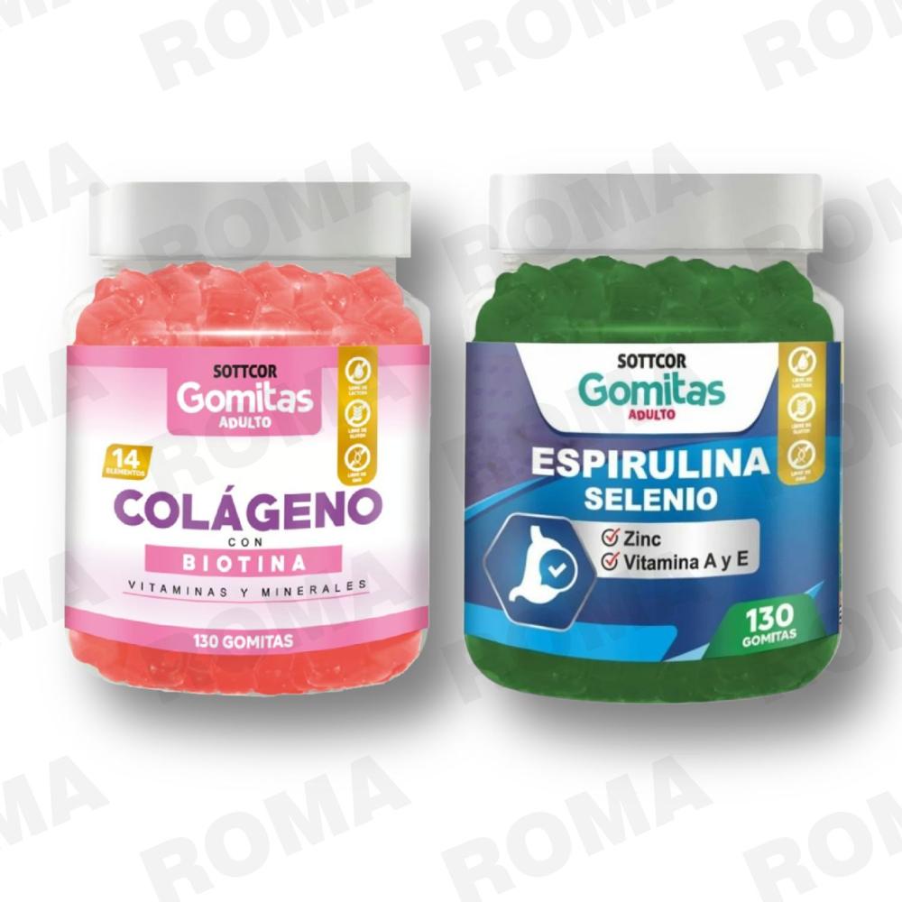 PACK GOMITAS COLAGENO Y GOMITAS ESPIRULINA SOTTCOR LABS PACK GOMITAS COLAGENO Y GOMITAS ESPIRULINA PACK GOMITAS COLAGENO Y GOMITAS ESPIRULINA SOTTCOR LABS PACK GOMITAS COLAGENO Y GOMITAS ESPIRULINA