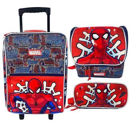 Pack Escolar Maleta Spiderman Comics Oficio