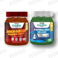 PACK GOMITAS MACA NEGRA Y ESPIRULINA SOTTCOR LABS