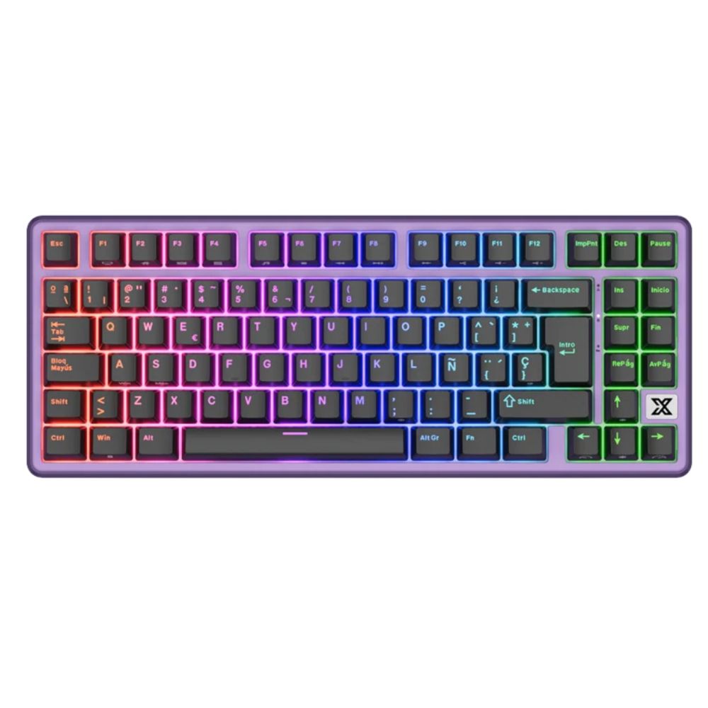 Teclado Royal Kludge RK X87 Cableado BLACKBERRY MOUSSE Switch Cremoso