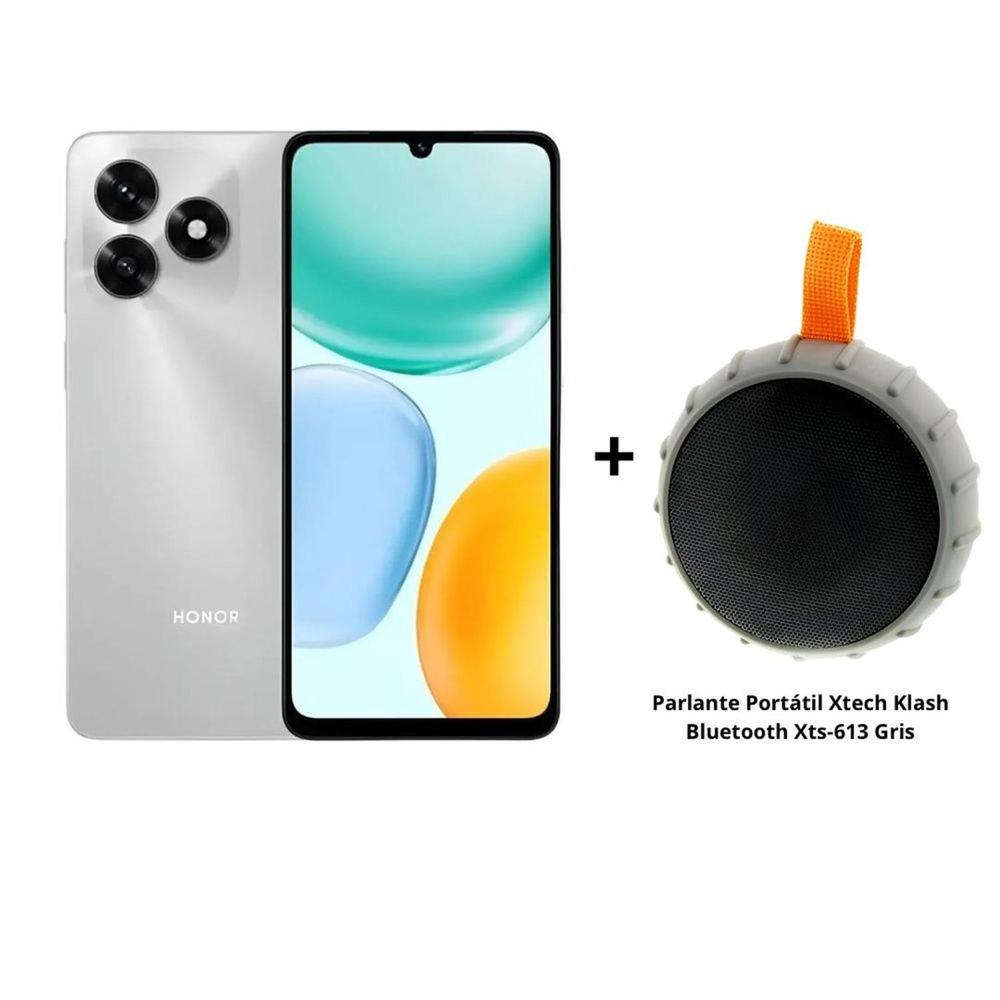 Pack Celular HONOR X5c Plus silver + Parlante Portátil Xtech Klash Xts-613