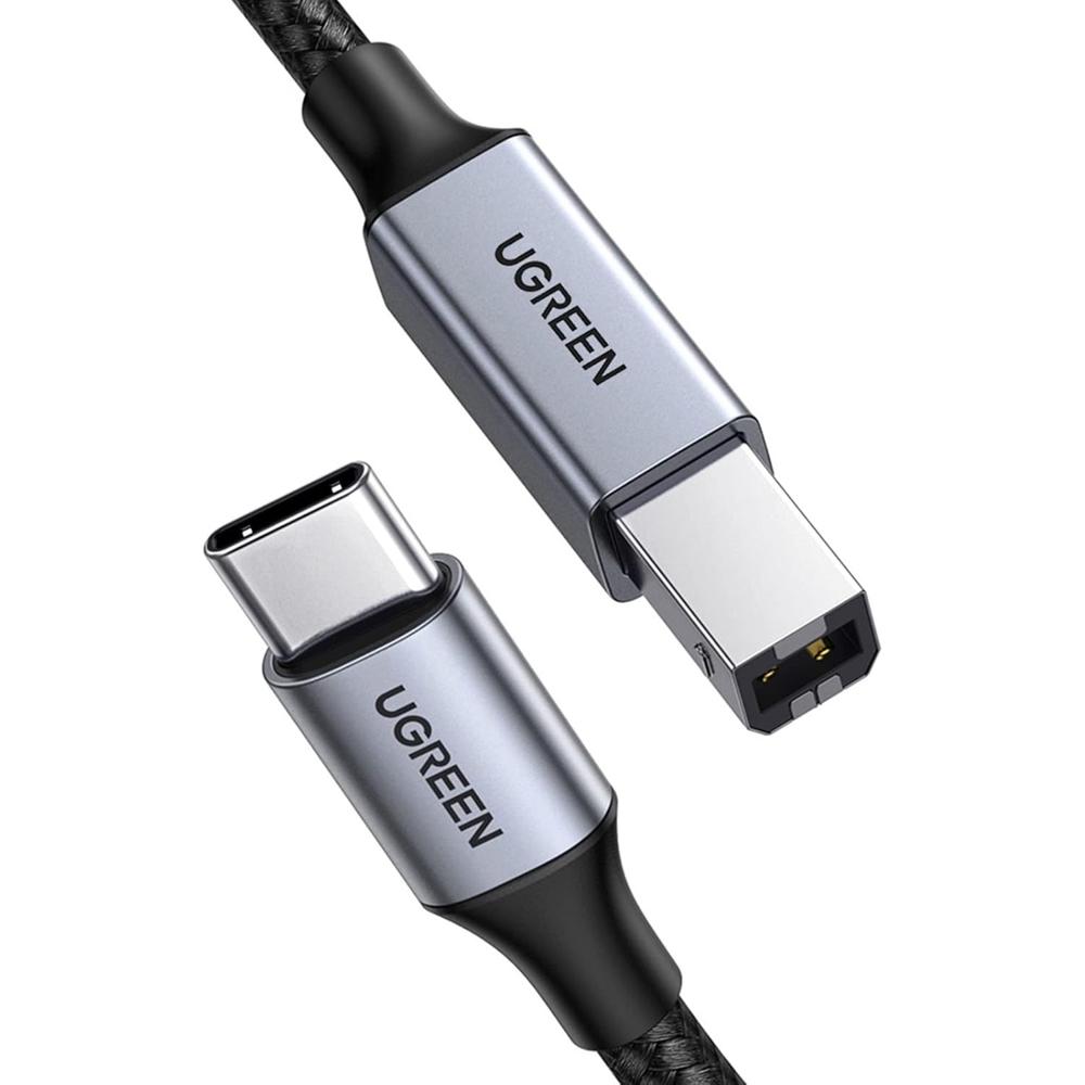 Cable Impresora USB-C a USB-B 2m 480Mbs Premium Ugreen US241 - 45106