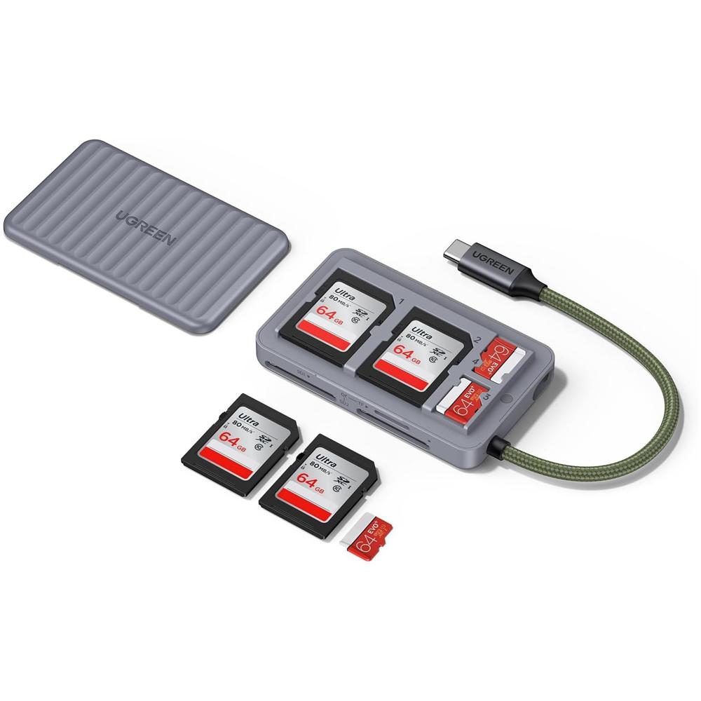 Lector de tarjetas SD con USB-C SD TF OTG 5Gbps iPhone 17 Ugreen CM868 - 55886