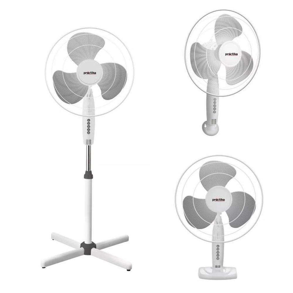 Ventilador Practika Altea 3 en 1 Gris y Blanco 45W