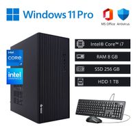 Computadora PC Intel ci7 3.80 GHz 8GB RAM 256GB SSD 1TB HDD