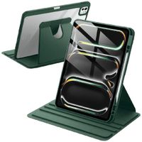 Funda Transparente Giratorio 360 para iPad Pro 11 M4 M5 VERDE