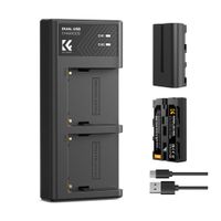 Cargador Dual K&F Concept + 2 Baterias NP-F550 KF28.0046