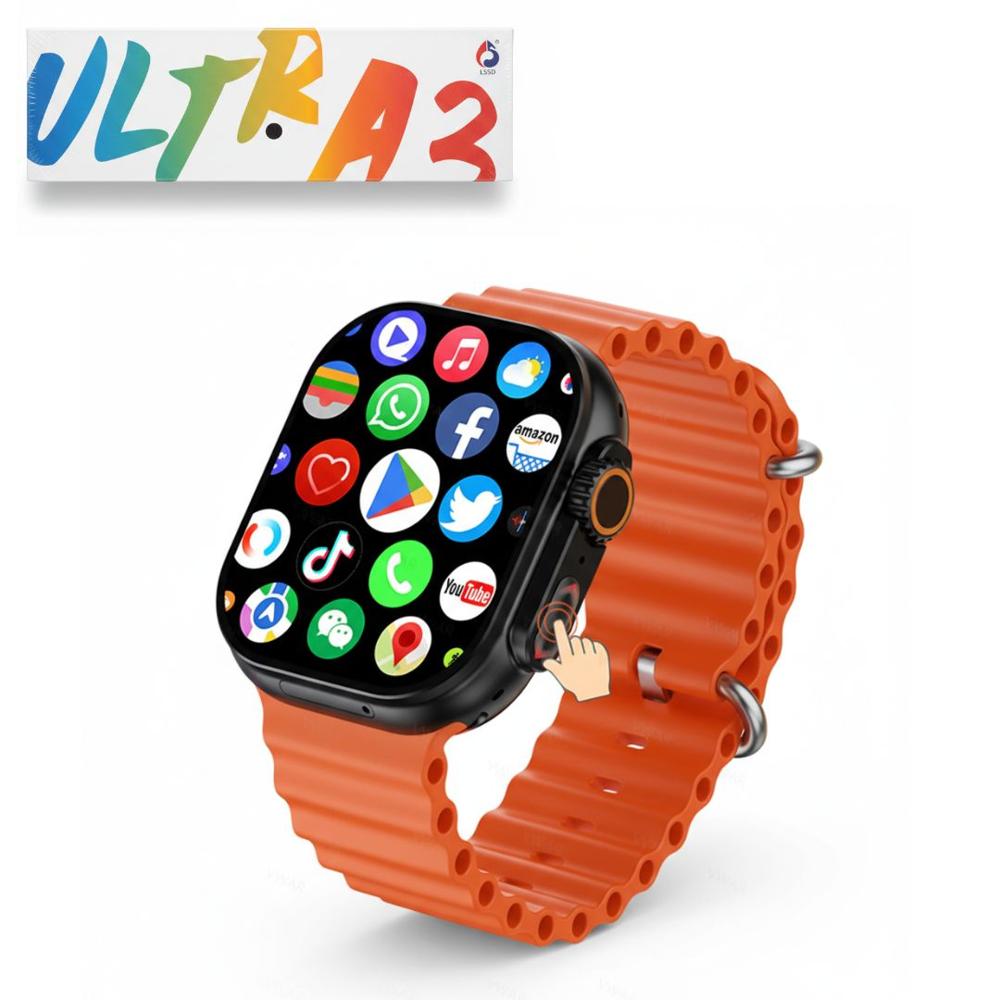 Smartwatch Ultra 3 LSSD con Llamadas Bluetooth  Multifuncional con 2 Correas