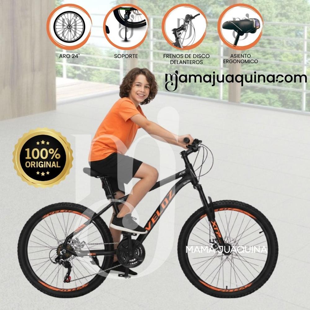 Bicicleta Montañera Aro 24 CROMOLY Edición Limitada Dark Orange