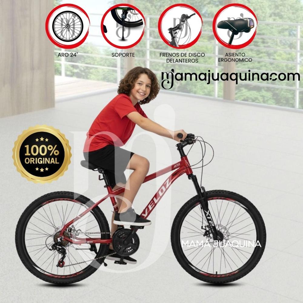 Bicicleta Montañera Aro 24 CROMOLY Edición Limitada Red