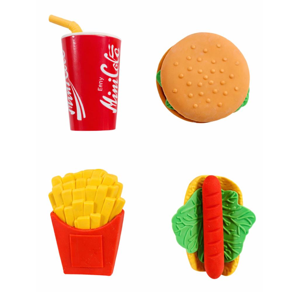 Borradores kawaii con diseño de comida Pack de piezas