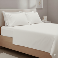 JUEGO DE SABANAS BRAMANTE BLANCO QUEEN FREE HOME
