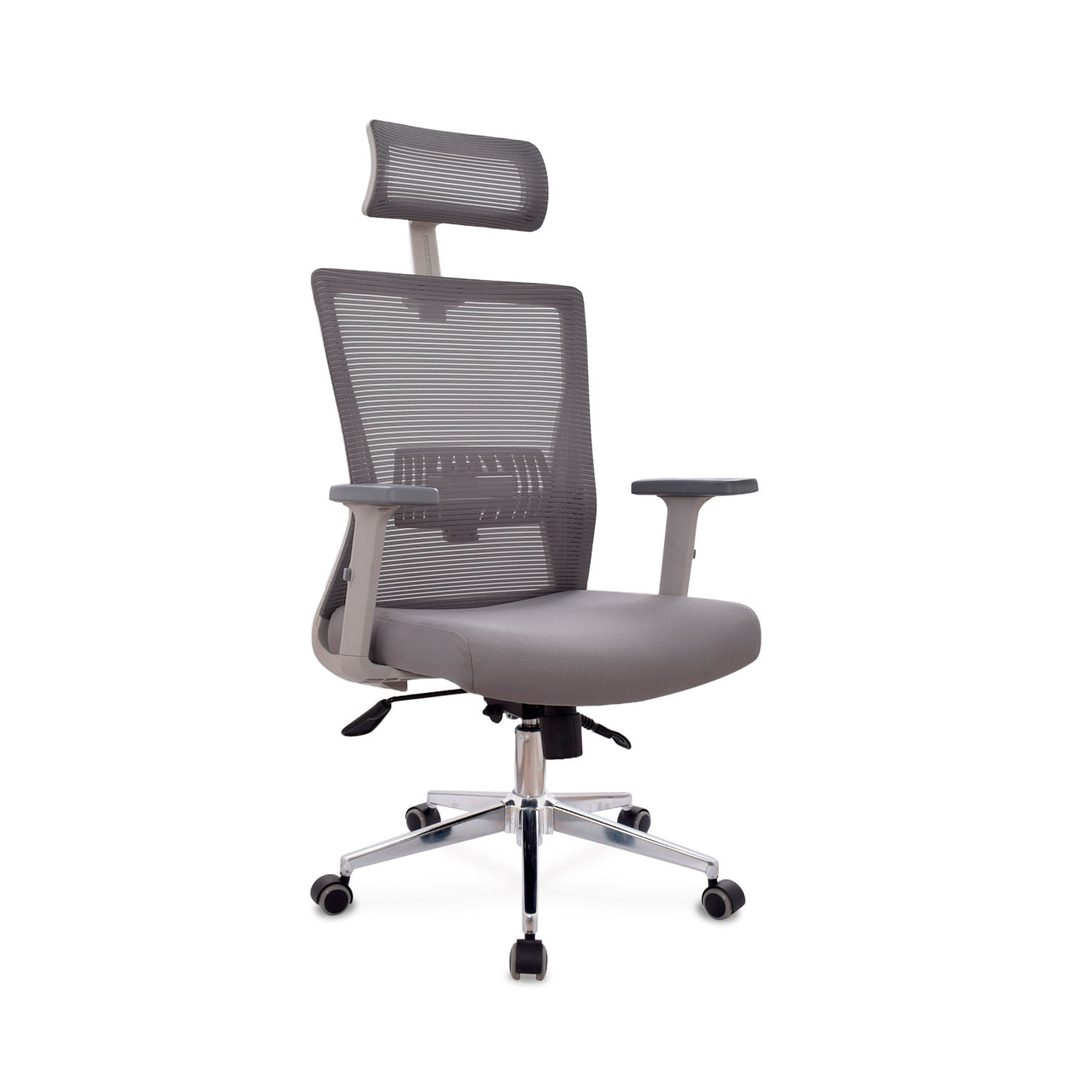 Silla Ergonómica Presidente ken Color Gris Mecanismo Lab Ofideas