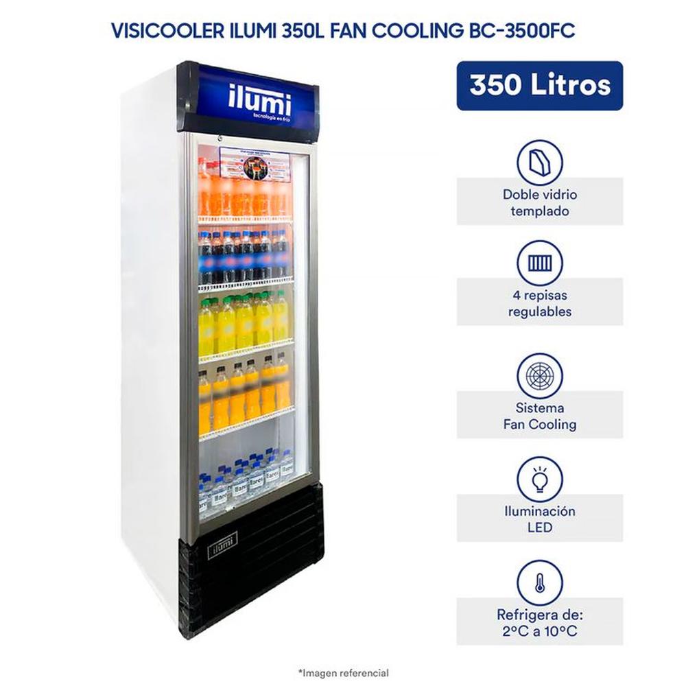 Visicooler ILUMI 350L FAN COOLING BC-3500FC