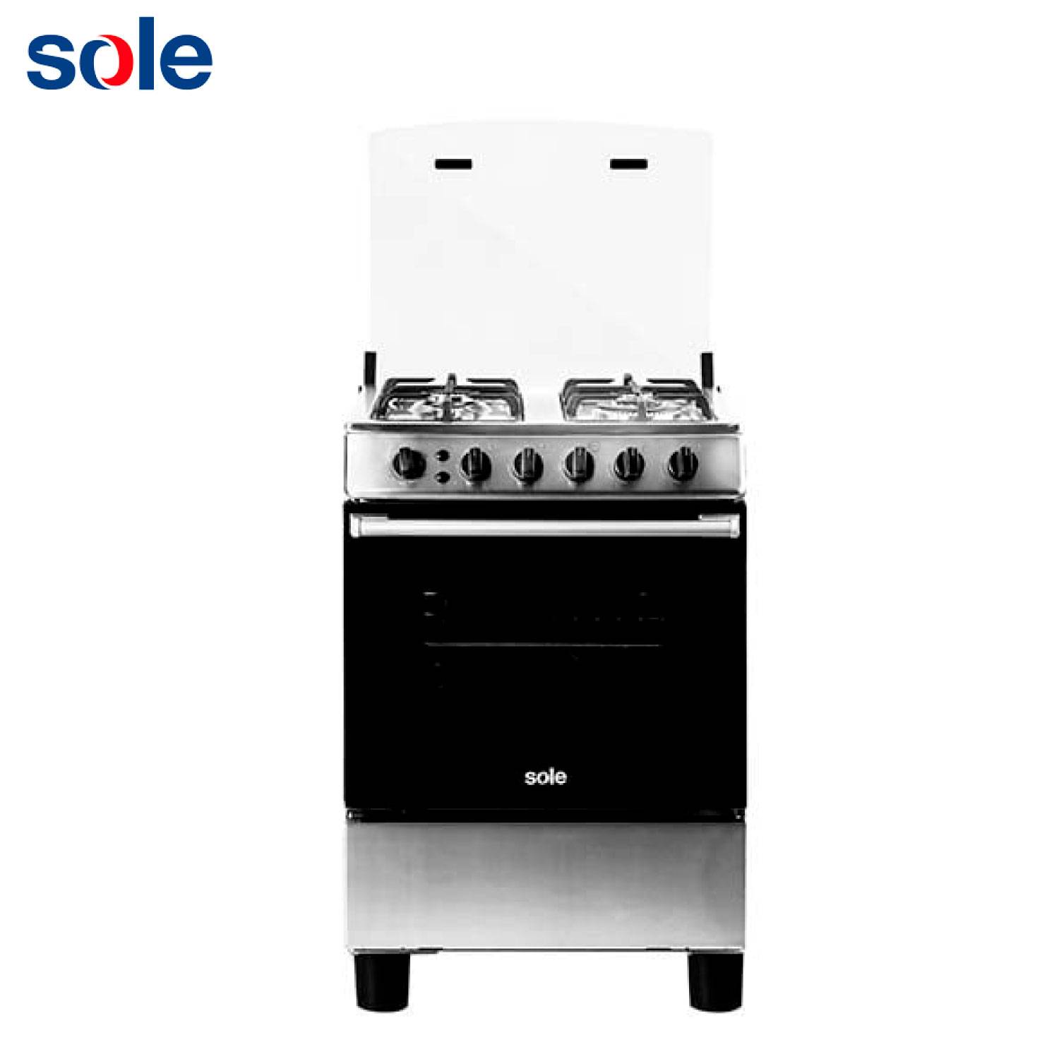 Cocina a Gas Sole 4 Hornillas Punta Sal 60 cm