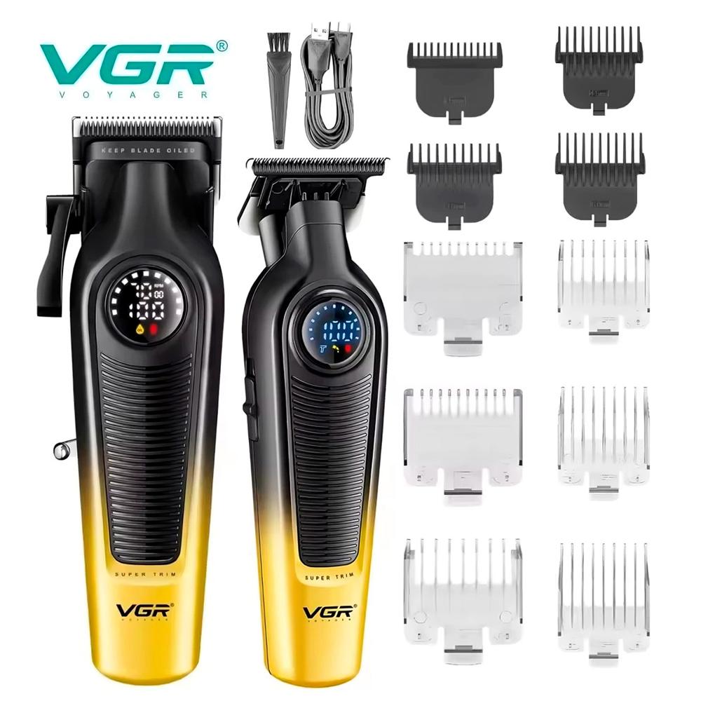 Maquina Vgr V196 V996 Combo Super Trimmer Y Clipper 7000rpm
